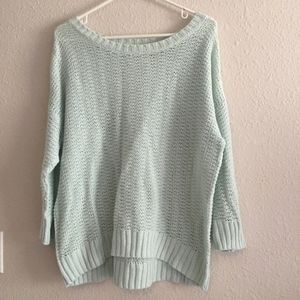 Light Blue Knit Sweater